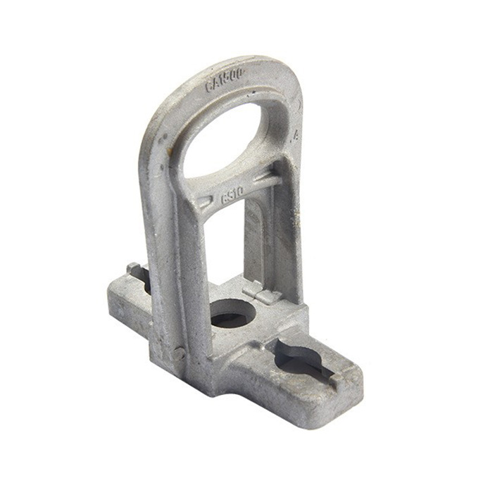 Fiber optic cable suspension clamp bracket